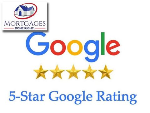 mortgages done right 5 star google rating