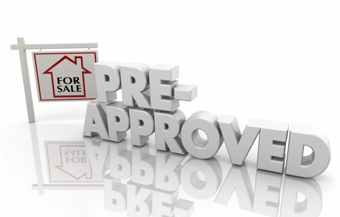 Pre-Approved Mortgage Home Loan Borrow Money 3d Illustration