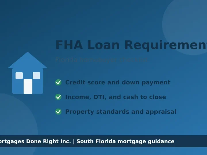 FHA Loan Requirements in Florida: 2026 Guide