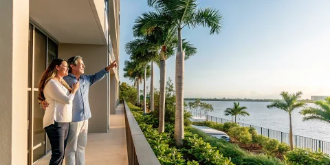 Homebuyers reviewing Florida condo mortgage requirements