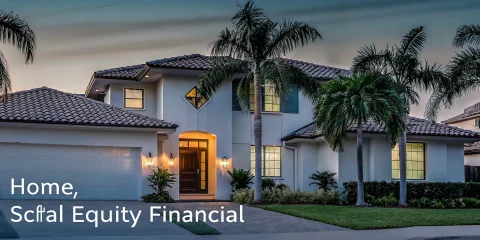South Florida home showing home equity and refinance options