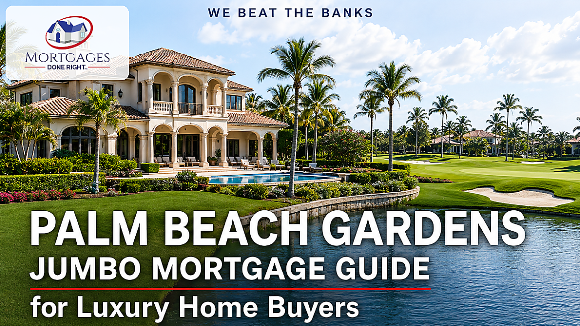 Palm Beach Gardens jumbo mortgage planning for a luxury golf community home