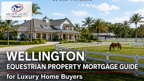 Wellington equestrian property mortgage planning for a luxury acreage home