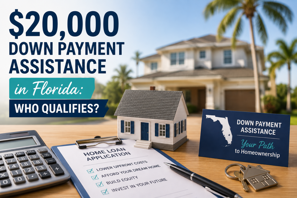 $20,000 down payment assistance Florida homebuyer