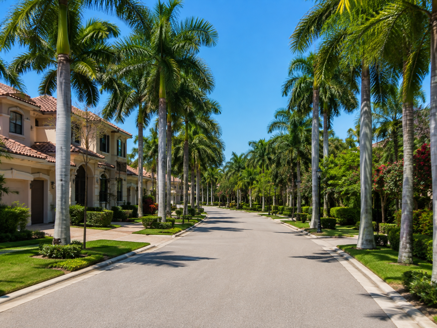 Upscale residential community in Atlantis Florida
