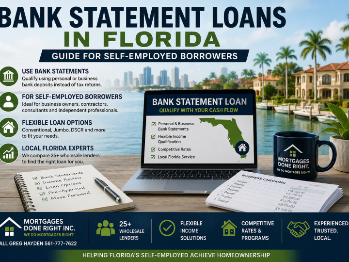 Bank Statement Loans in Florida: Guide for Self-Employed Borrowers