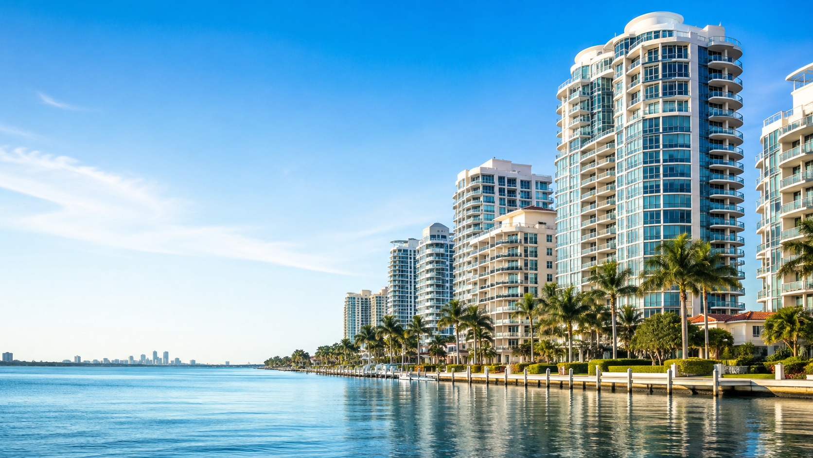 Florida waterfront condominium buildings for warrantable and non-warrantable condo financing