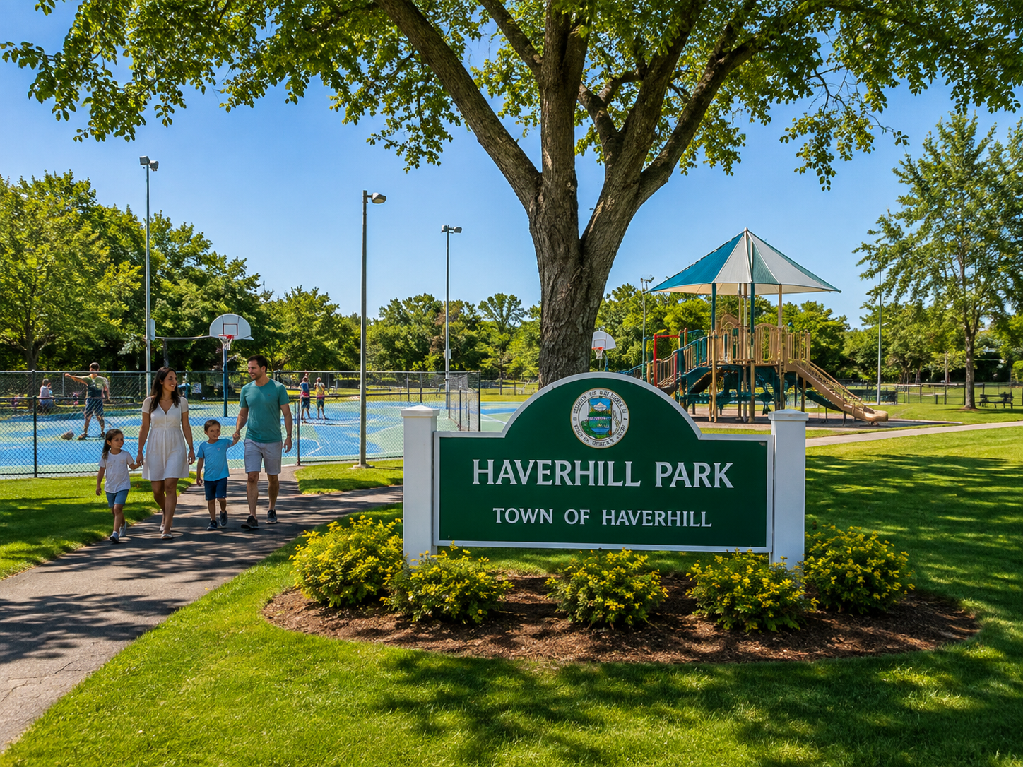 Haverhill Park family community area in Haverhill Florida
