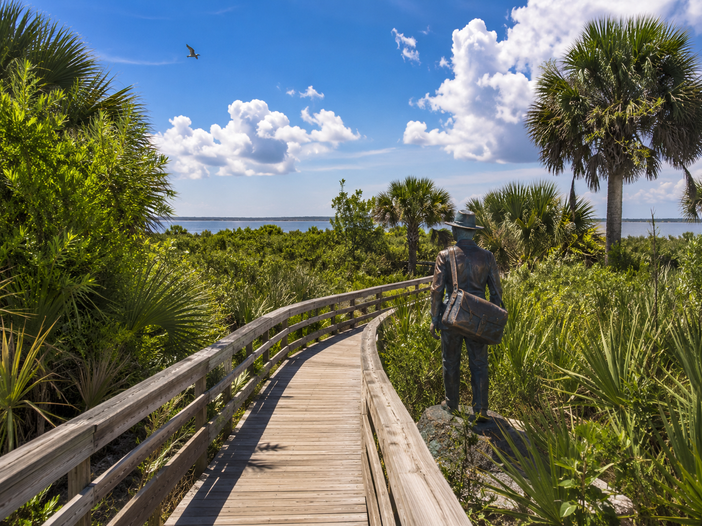 Native Florida coastal trail inspired by Hypoluxo Barefoot Mailman history