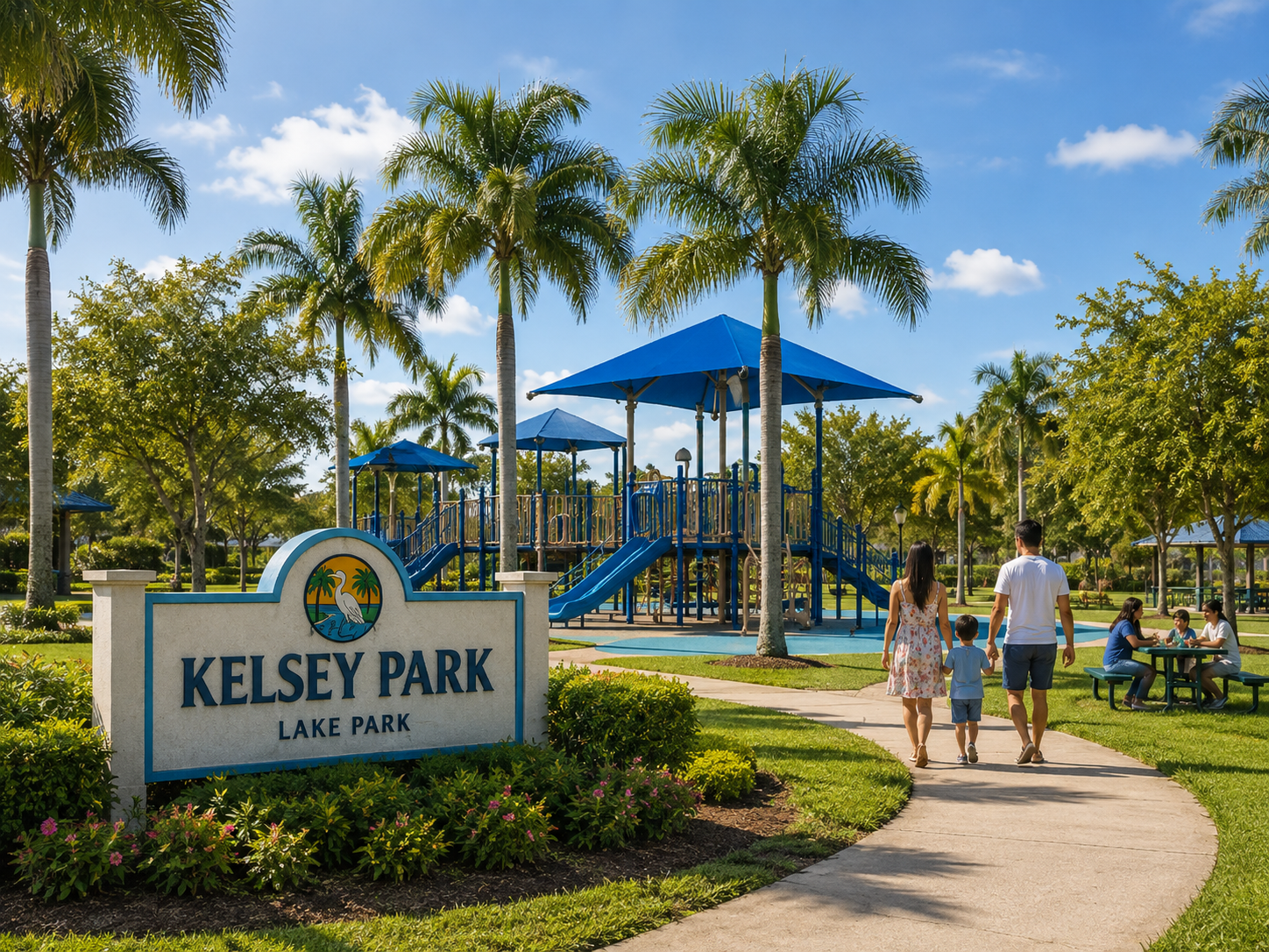 Kelsey Park and community life in Lake Park Florida