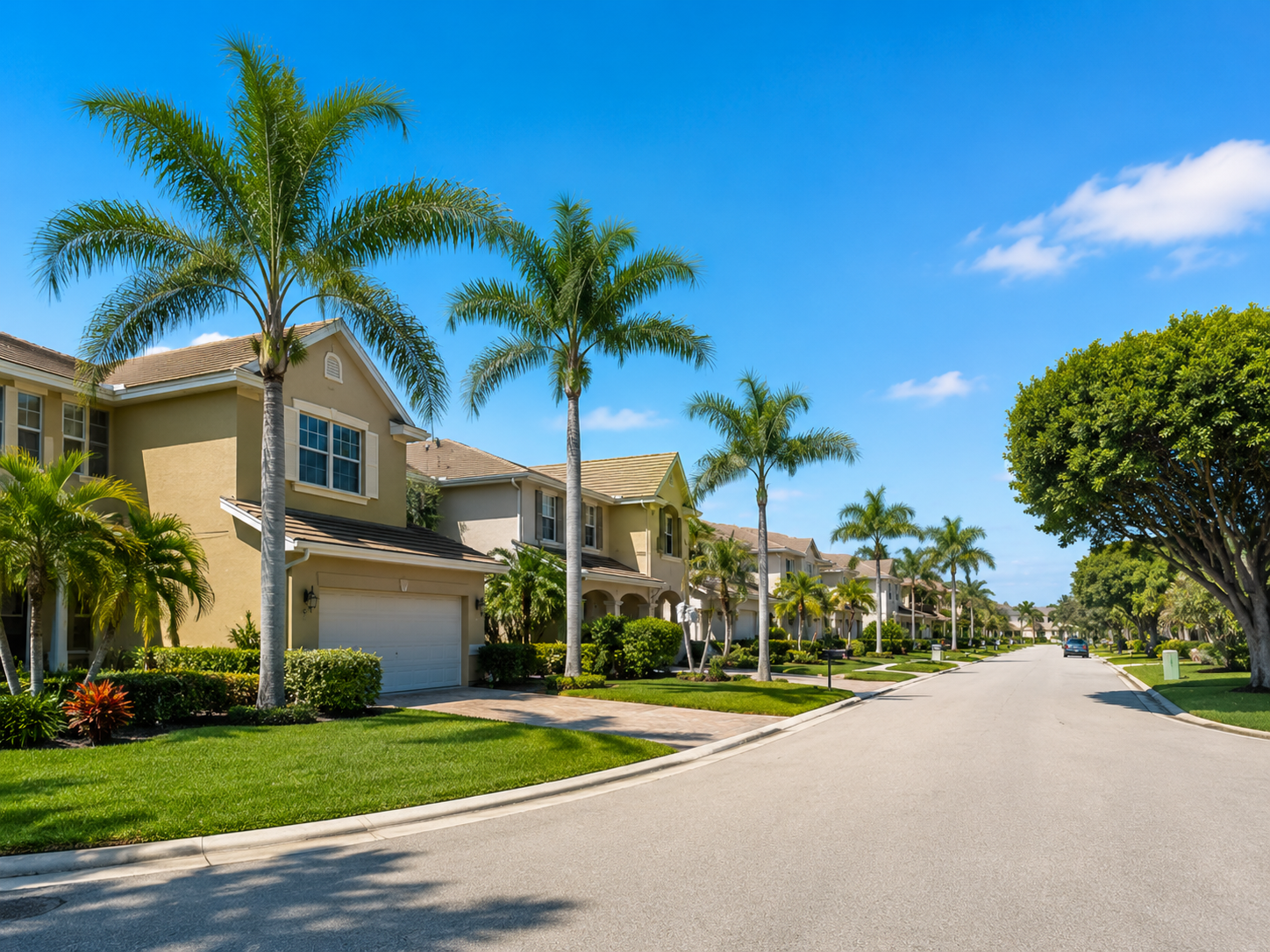 Residential community in Mangonia Park Florida
