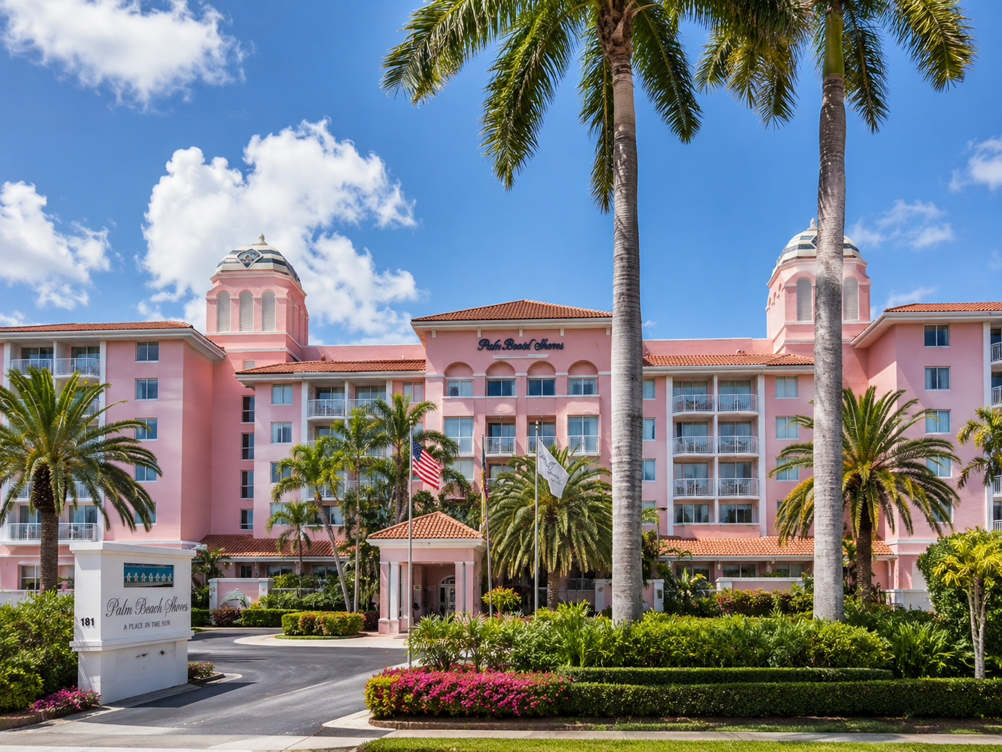 Palm Beach Shores beachfront condominium and resort property on Singer Island Florida