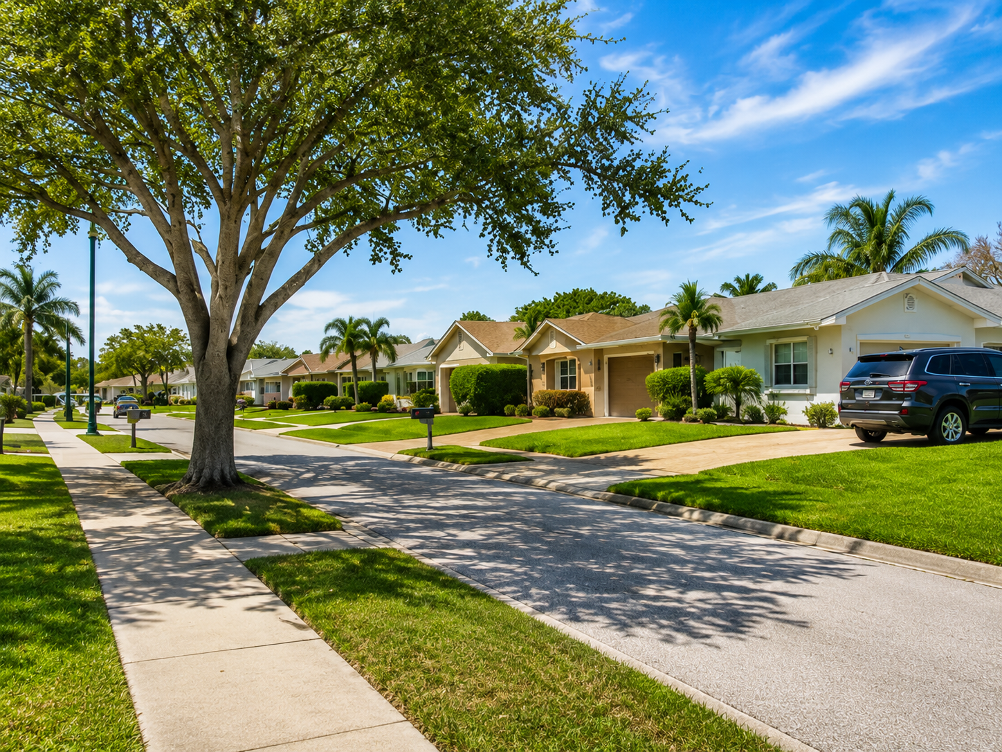 Residential homes and neighborhood in Riviera Beach Florida