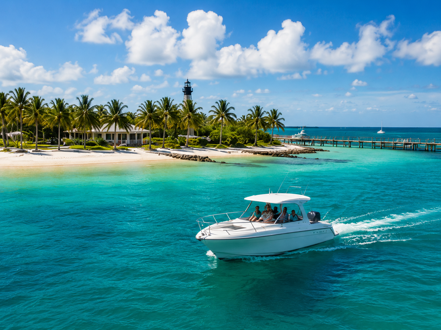 Peanut Island and waterfront near Riviera Beach Florida