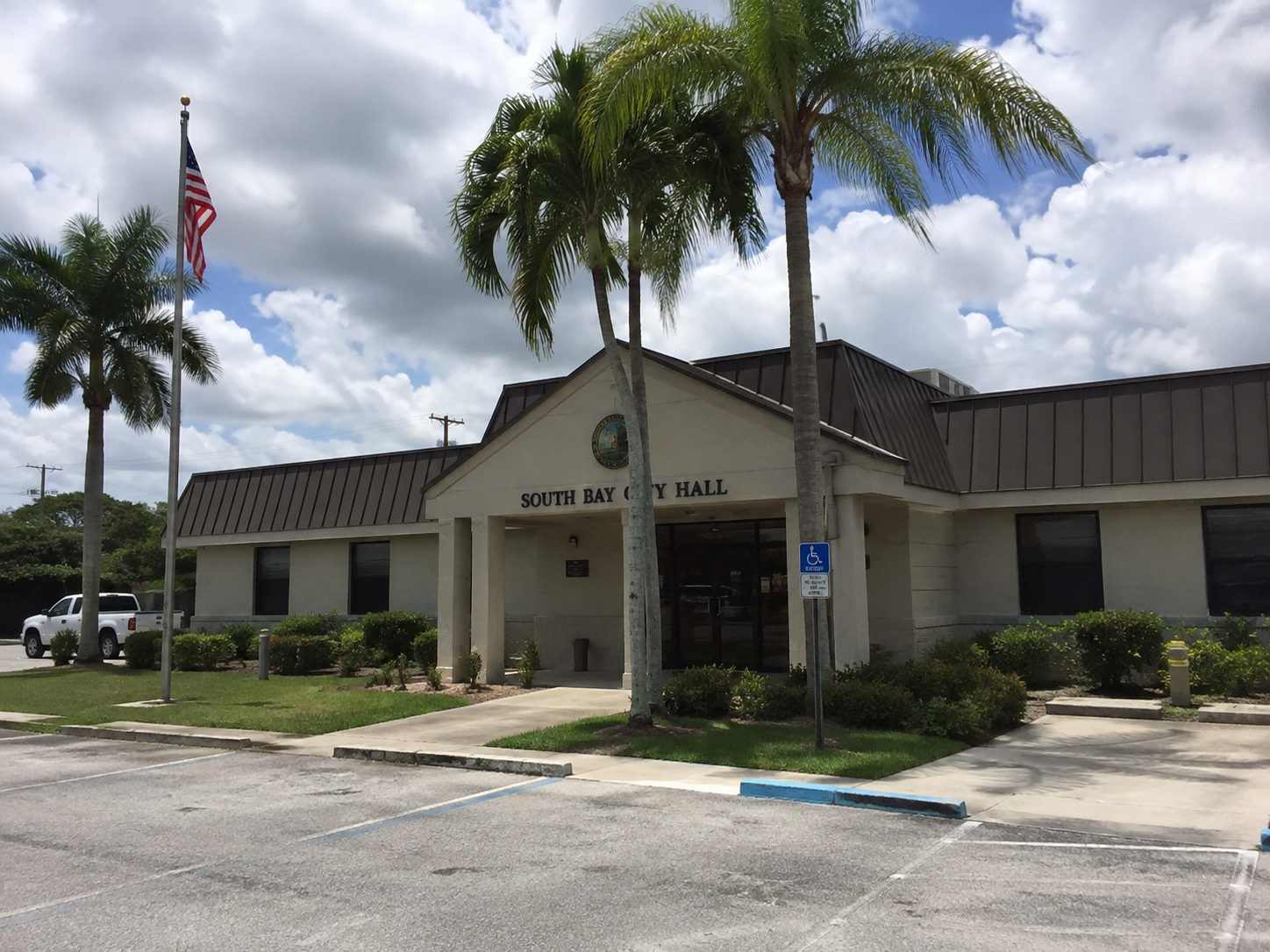 South Bay City Hall in South Bay Florida