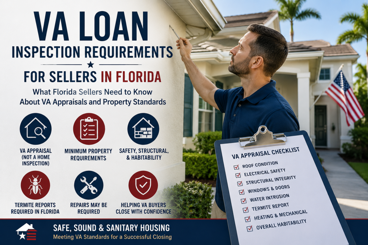 VA loan inspection requirements for sellers in Florida