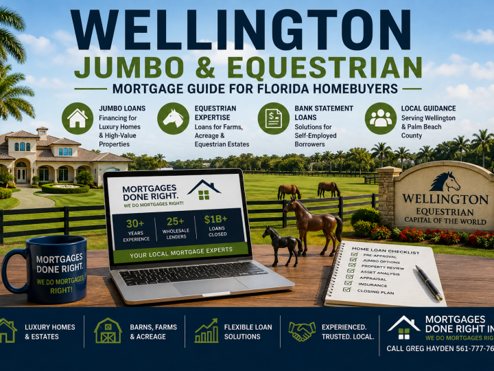 Wellington Jumbo & Equestrian Mortgage Guide for Florida Homebuyers