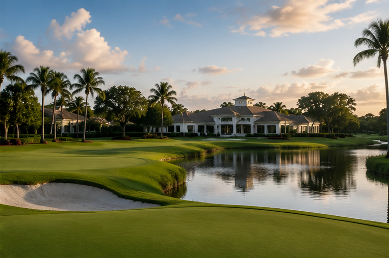 Golf course homes in Village of Golf Florida