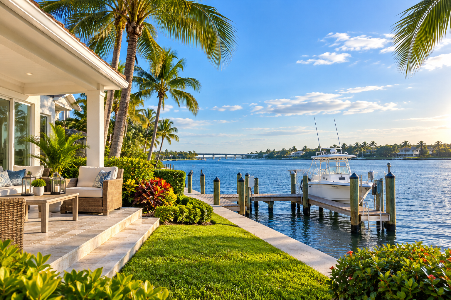 Waterfront home near Sailfish Point in Stuart, Florida